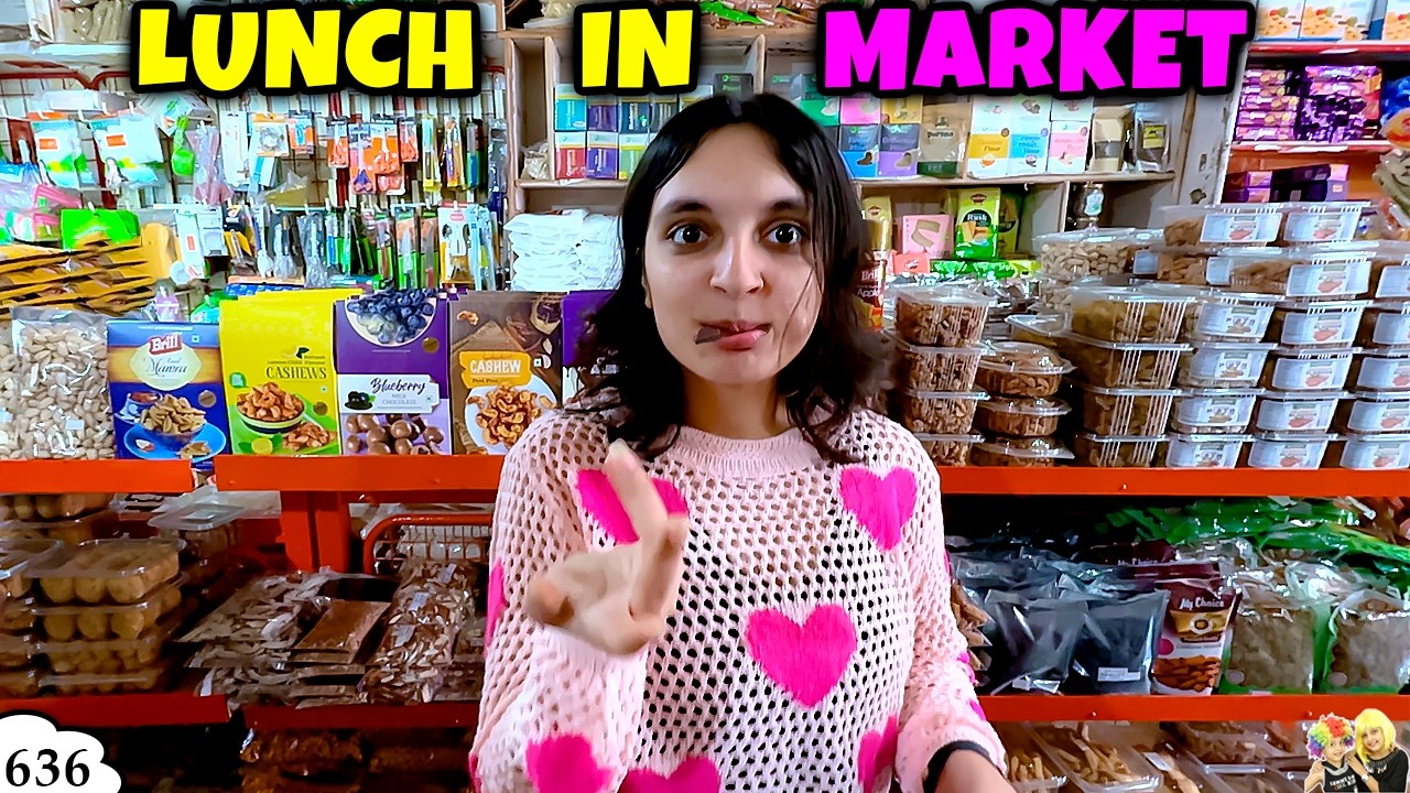 LUNCH IN MARKET | Ep 636 | Aayu and Pihu Show