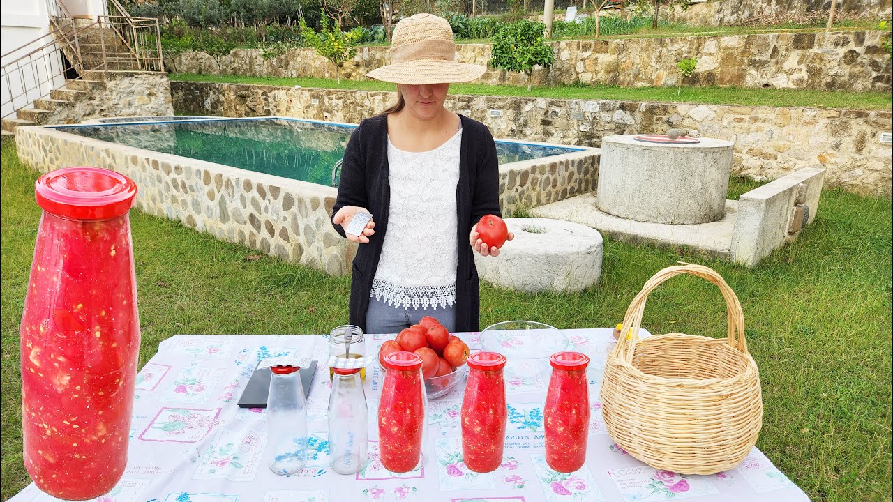 Si të ruajmë Domatet për Dimër me Aspirinë - Receta e Stërgjyshes -  Aspirin Tomatoes