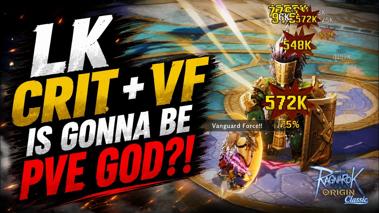 LK CRIT PIONEER TEST PREVIEW! PVE GOD NOW? - Ragnarok Origin Classic (Rooc)