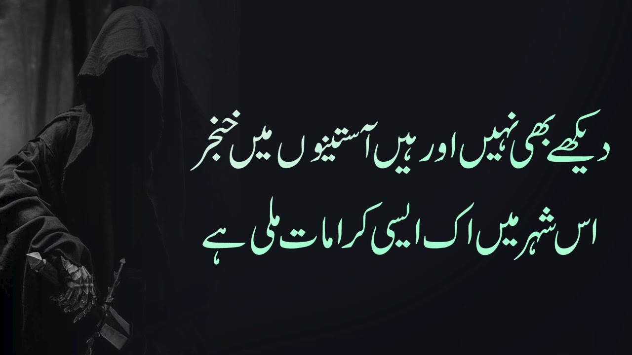 زندگی دیکھ کیا حسین سوغات ملی ہے۔۔۔