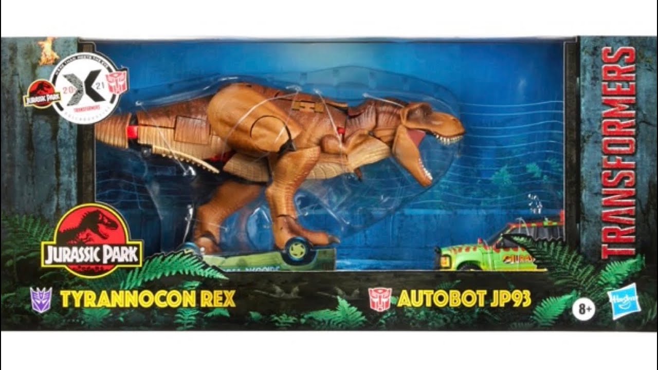 Transformers X Jurassic Park Crossover Tyrannocon Rex & Autobot JP93 Press Release Kit Images & Text