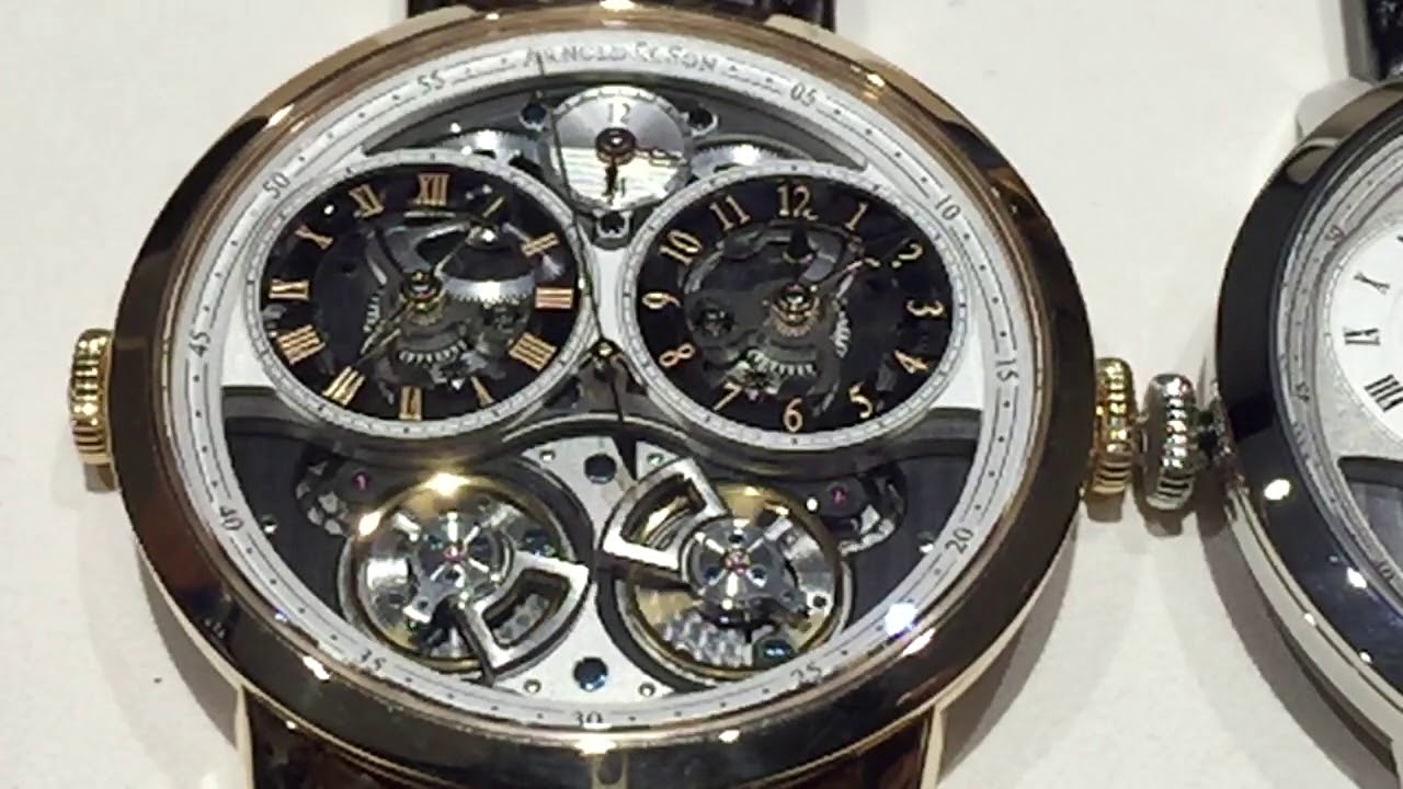 Arnold & Son Double Balance GMT Skeleton