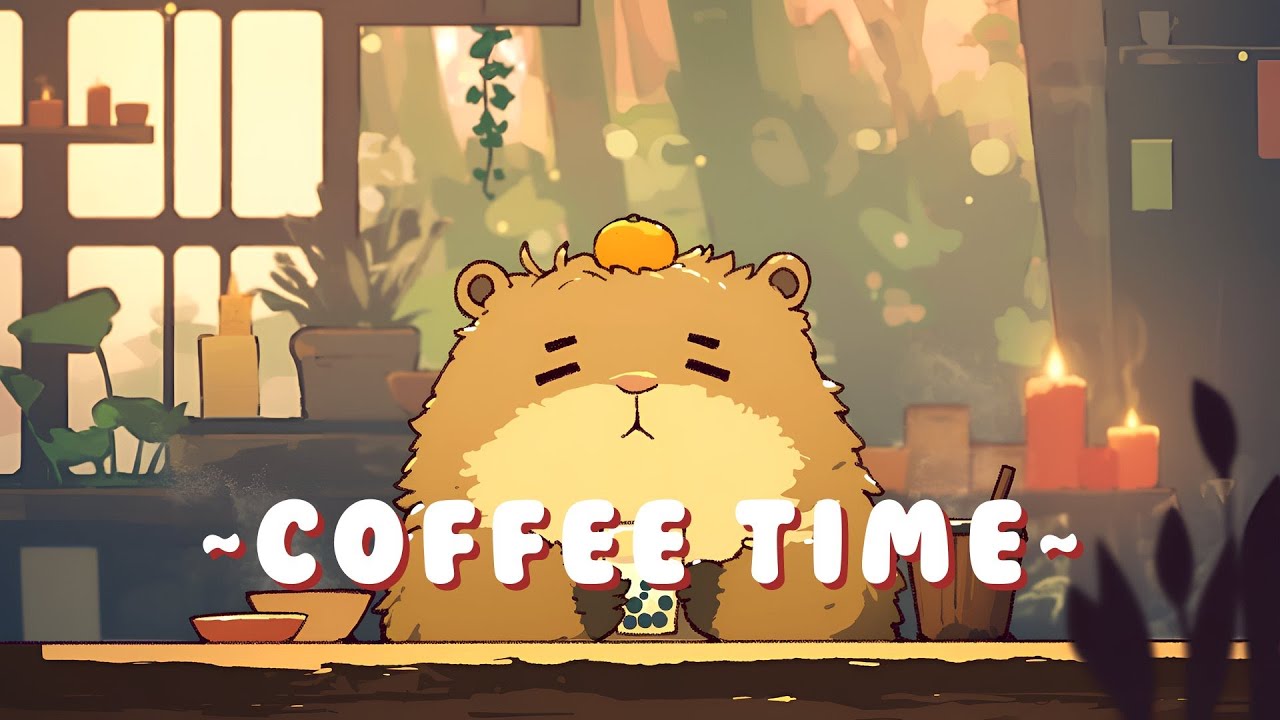 24/7 Capybara Lofi Beats - Relaxing Music for Work/Study ~ Peaceful Flow ~ 🦫 🌿 ☕ | Continuous Mix