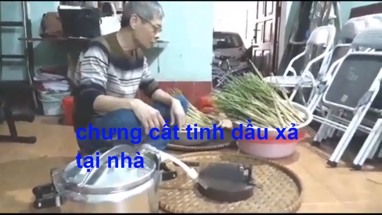 hướng dẫn chưng cất tinh dầu xả tại nhà
