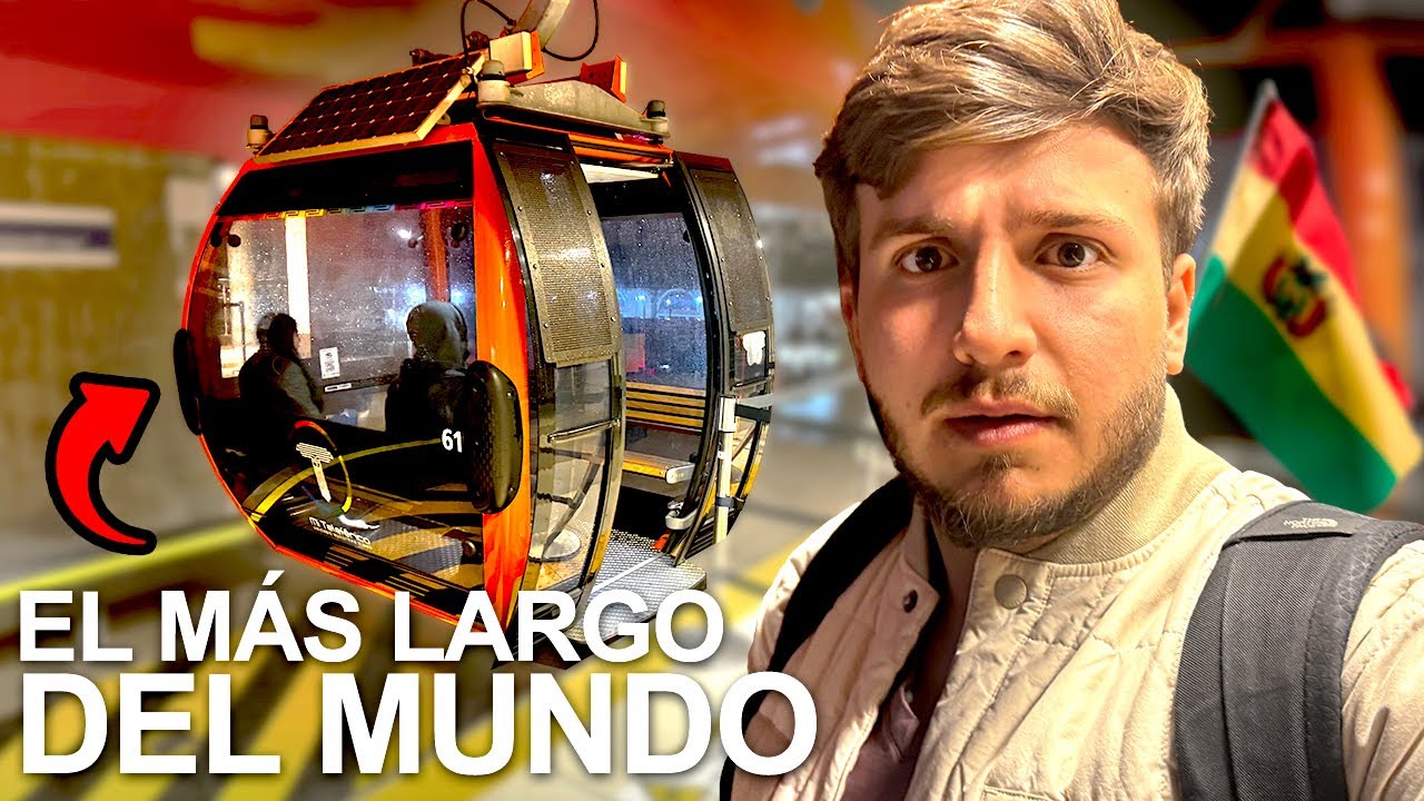 SUBÍ AL TELEFÉRICO MÁS LARGO del MUNDO 🚠 | La Paz, Bolivia