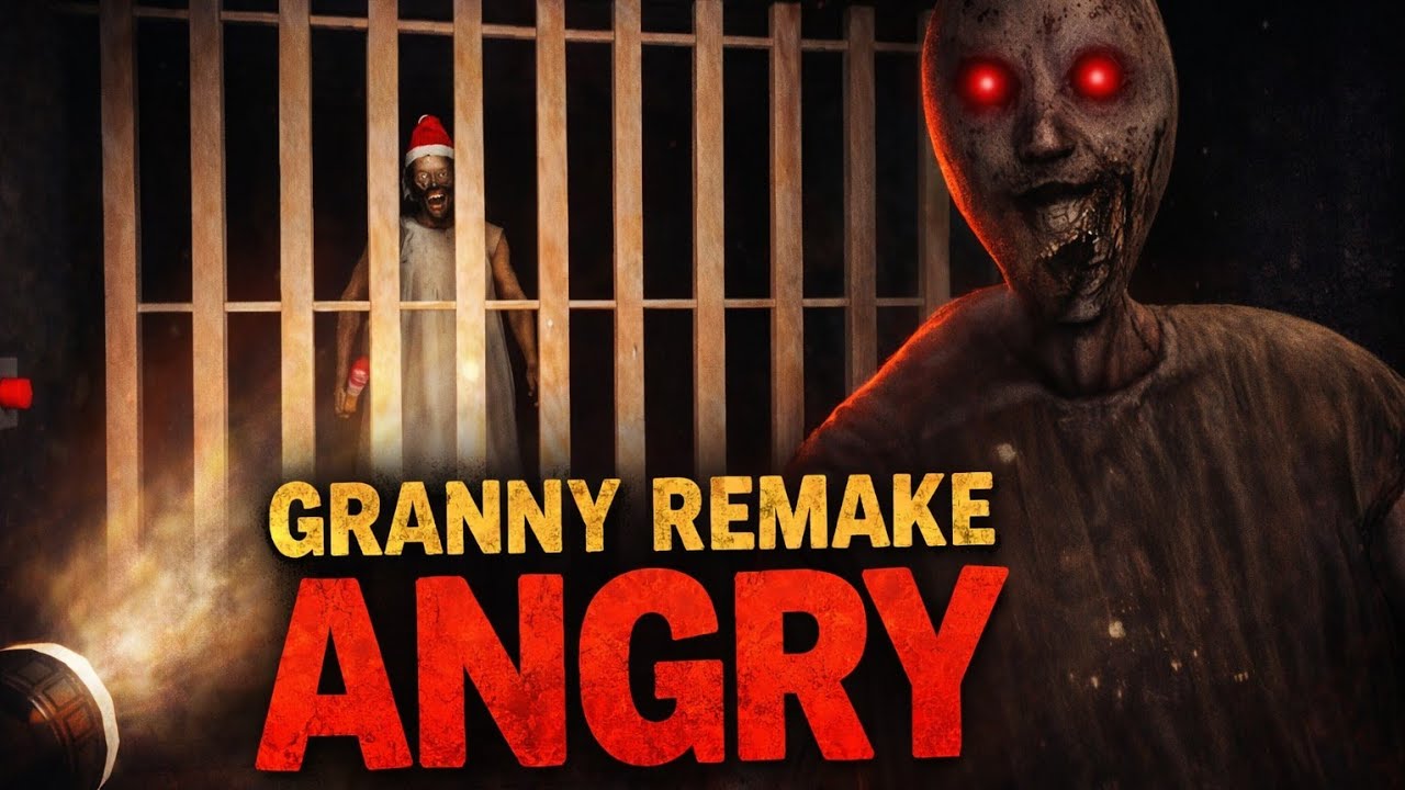 Granny Remake Angry 🔥| Granny New Unofficial Mod 💯 | Granny Chapter 1 Map....