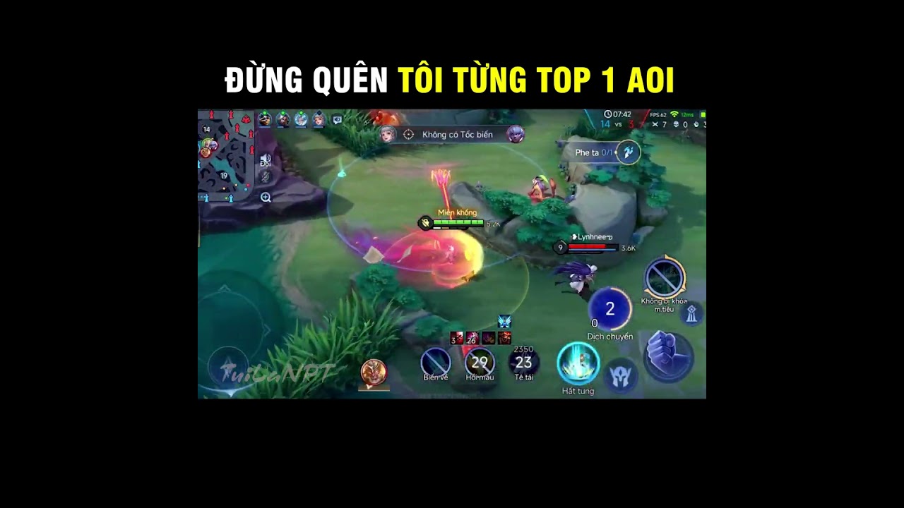 Đừng qu&ecirc;n t&ocirc;i đ&atilde; từng Top 1 Aoi NPT #lienquanmobile #shorts #rov