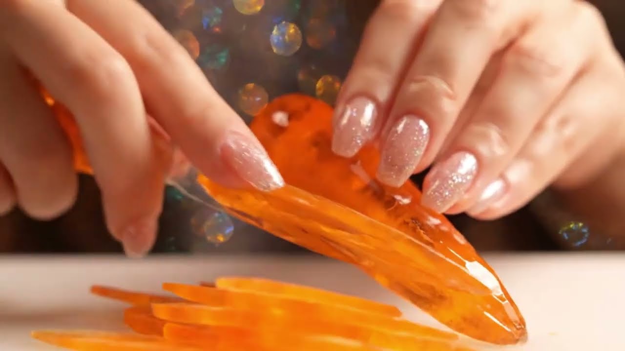 Crystal Glass Salad ASMR 😮✨ So Satisfying