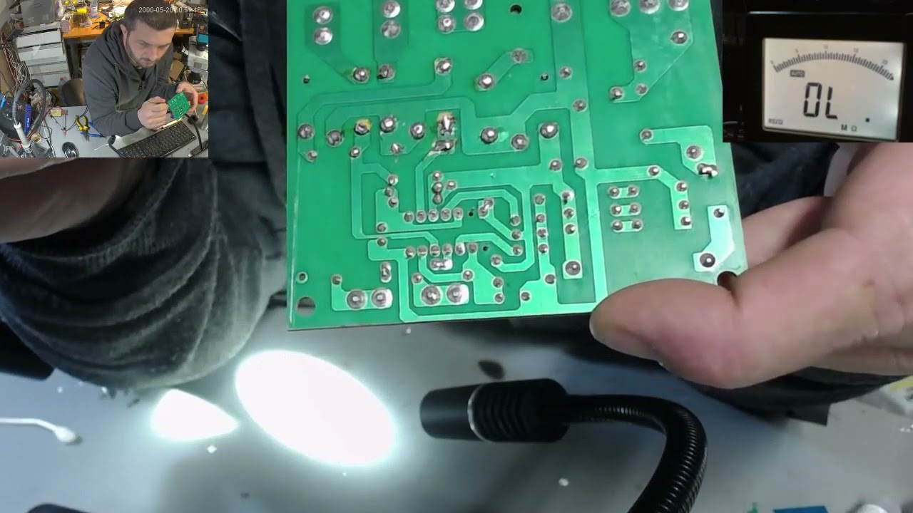 Reparatii electronice - tun de aer cald - despre placa de control - electronica pentru incepatori