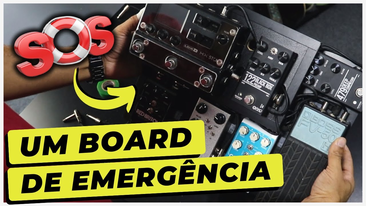 PEDALBOARD no IMPROVISO! | Será que vai funcionar ?😅