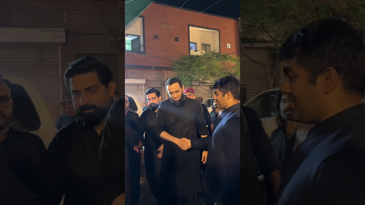 Attaullah Tarar visited Kashana Abbas Imambargah | عاشوراء