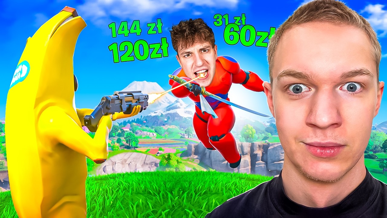 Płacę SETTIEMU 1 ZŁ za 1 DMG w Fortnite