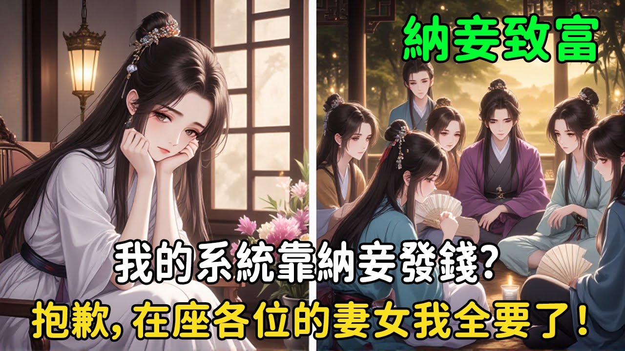 《我的系統靠納妾發錢？抱歉，在座各位的妻女我全要了！》綁定納妾補貼系統，每多一個美妾，每天就多100元！為了賺取生活費和解鎖黑科技，曹陽將目光投向了這個世界……氏族女眷、皇朝公主、異域女王？#小说