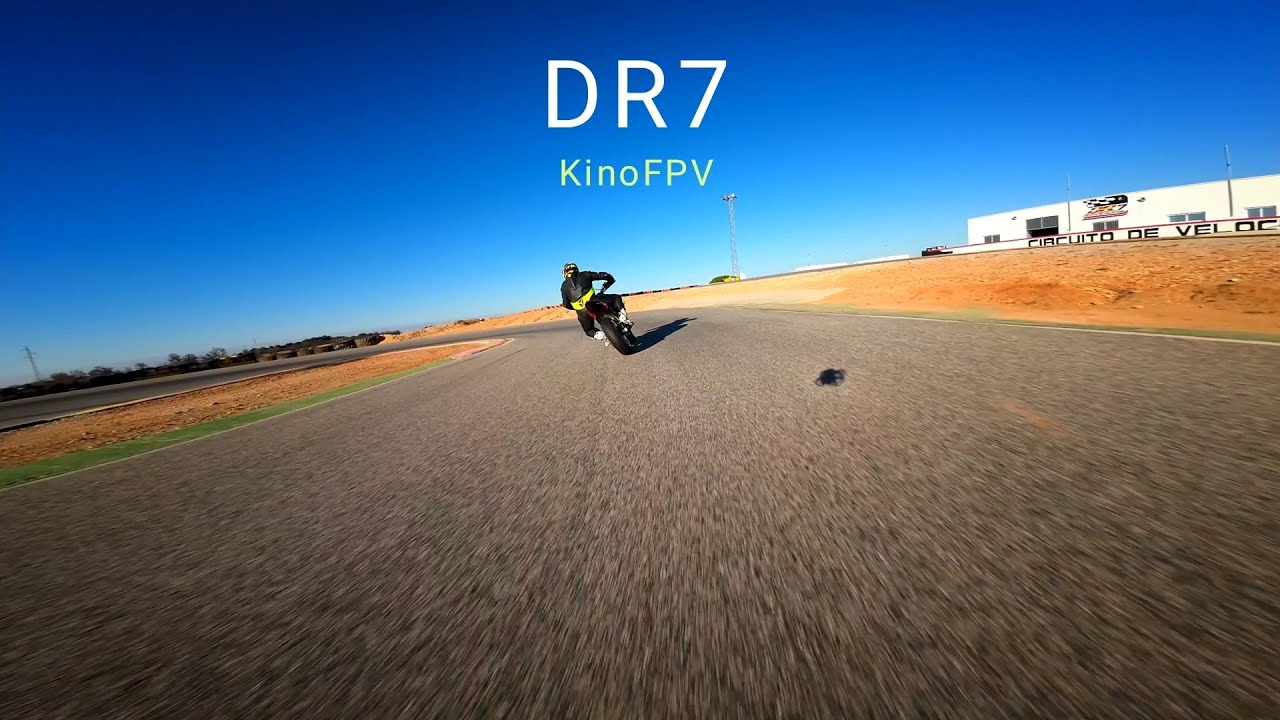 Circuito DR7 Supermotard en Tarancón. Dron Dji Avata