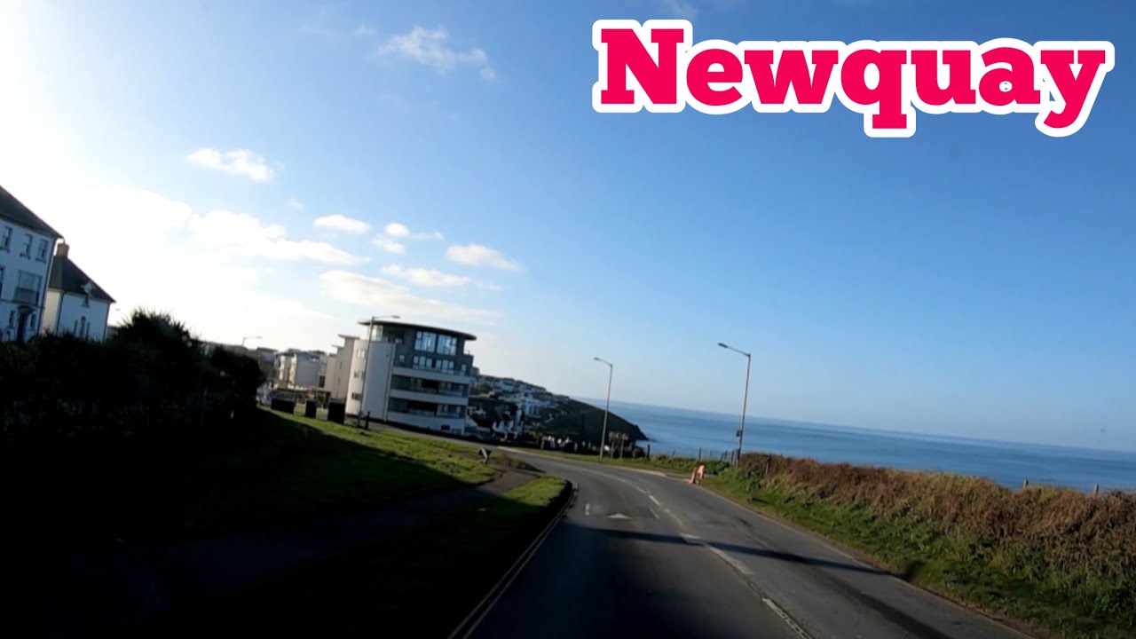A Matty’s drive with us production 17/01/22 Newquay Cornwall real time on a winter afternoon England
