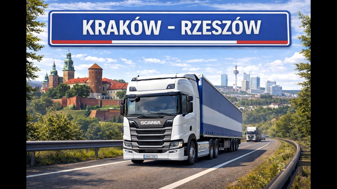 ETS2 Kraków   Rzeszów || Jabłka