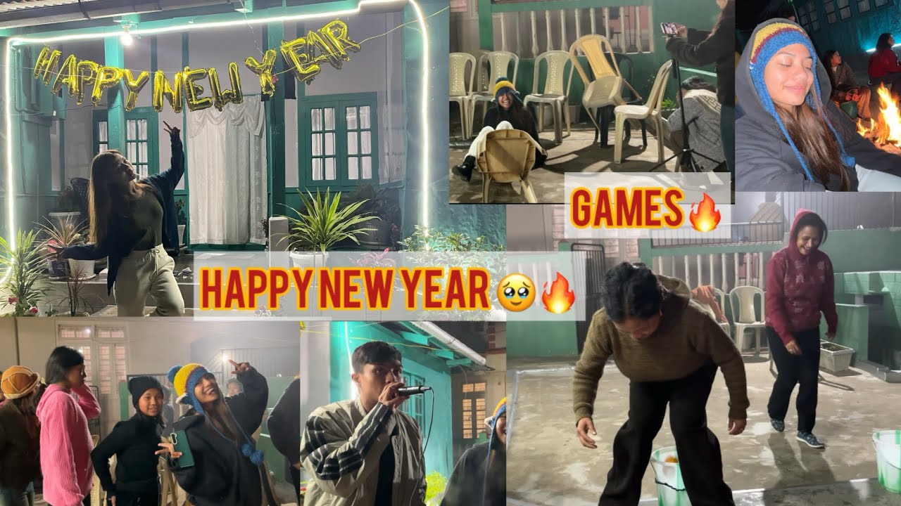 New year celebration from Sumer family🥰✨|fun & games🥳