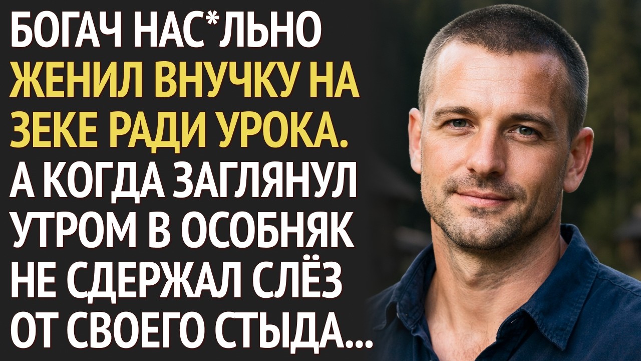 Богач НАС*ЛЬНО женил ВНУЧКУ на ЗЕКЕ ради урока. Заглянув в особняк утром ЗАРЫДАЛ от увиденного...