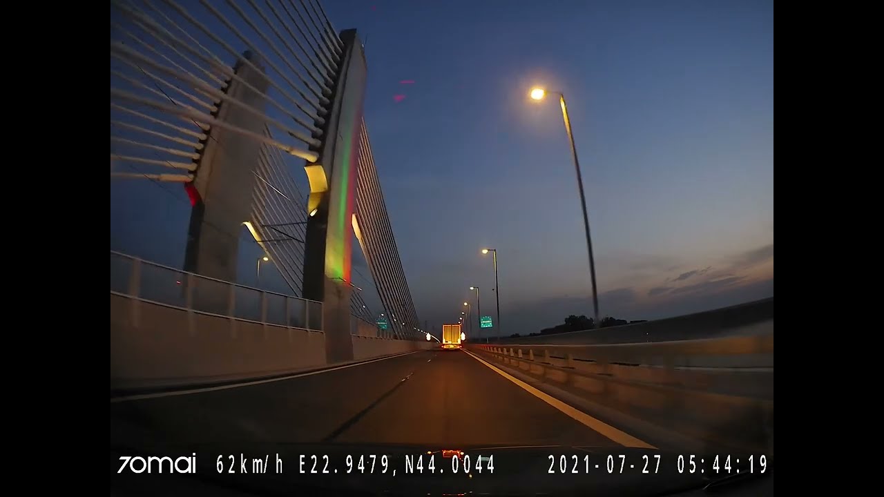 Calafat [Romania] ⭢ Vidin [Bulgaria] border crossing | New Europe Bridge | Driving RO⭢BG