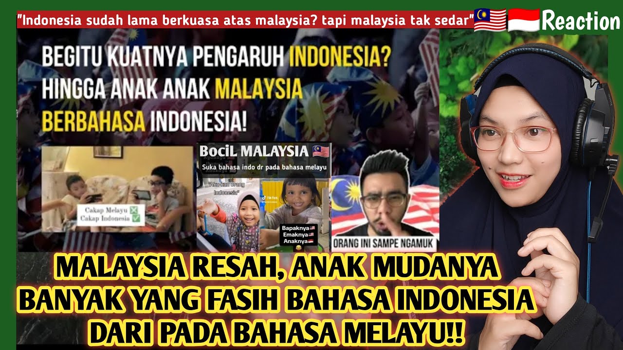 🇲🇾🇮🇩ANAK2 MALAYSIA NYAMAN PAKAI BAHASA INDONESIA❗ORANG MALAYSIA INI SAMPAI NGAMUK TAK TERIMA❗REACT