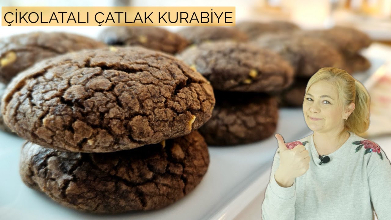 Margarin, Tereyağ Yok! Pastanelerin gözdesi “Çikolatalı Çatlak Kurabiye “