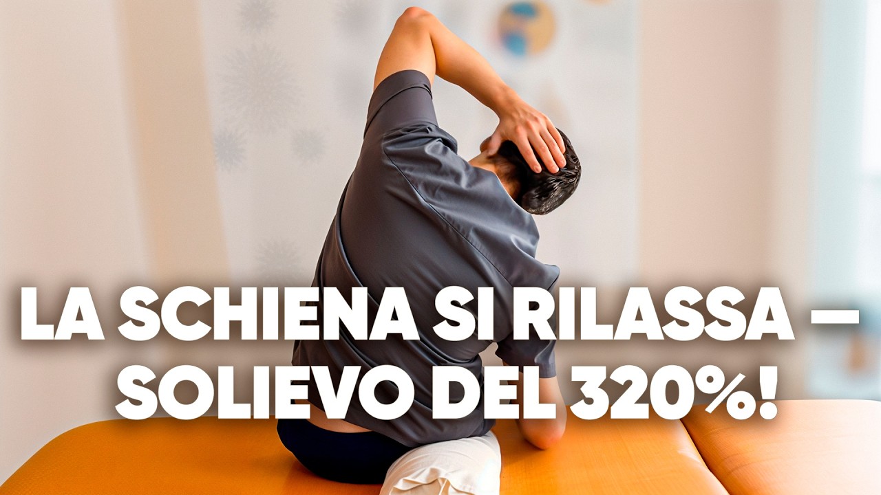 Questo esercizio per la schiena rilassa muscoli “di ferro” del 320%