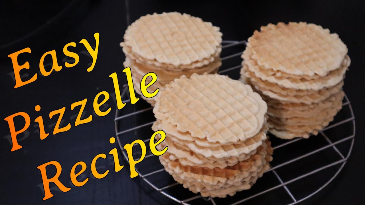 Easy Pizzelle Recipe