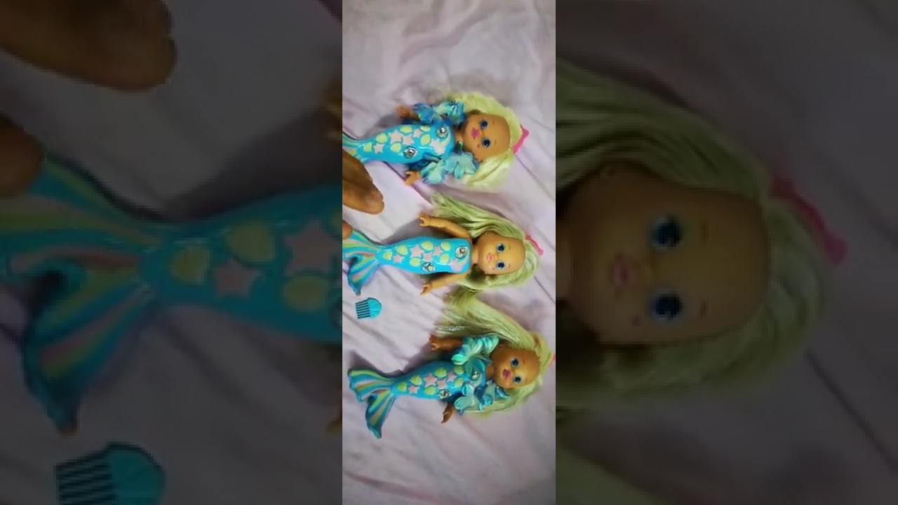 lil miss mermaid singing mattel 1991. muñeca bebé sirena Lil Miss cantando Mattel 1991.