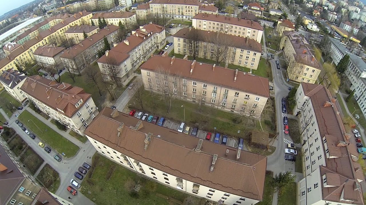 bielsko.tv: Z lotu ptaka - osiedle Grunwaldzkie