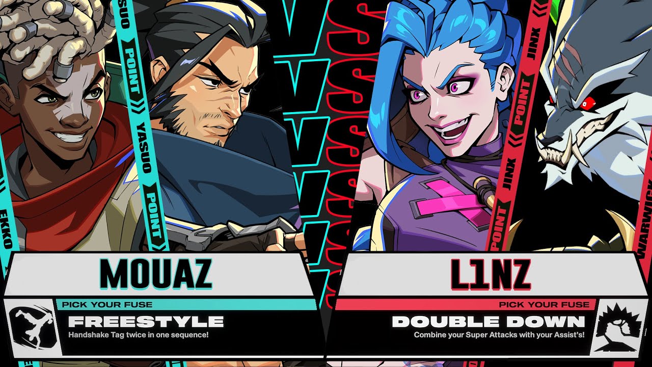 Mouz (Ekko / Yasuo) vs L1nZ (Jinx / Warwick) - 2XKO