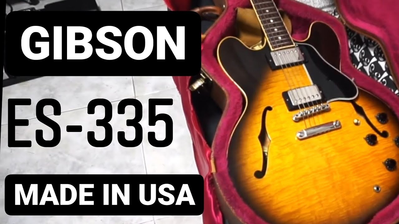 GIBSON ES 335 REVIEW ESPA&Ntilde;OL - GUITARRA SEMIHOLLOW / SEMI HUECA