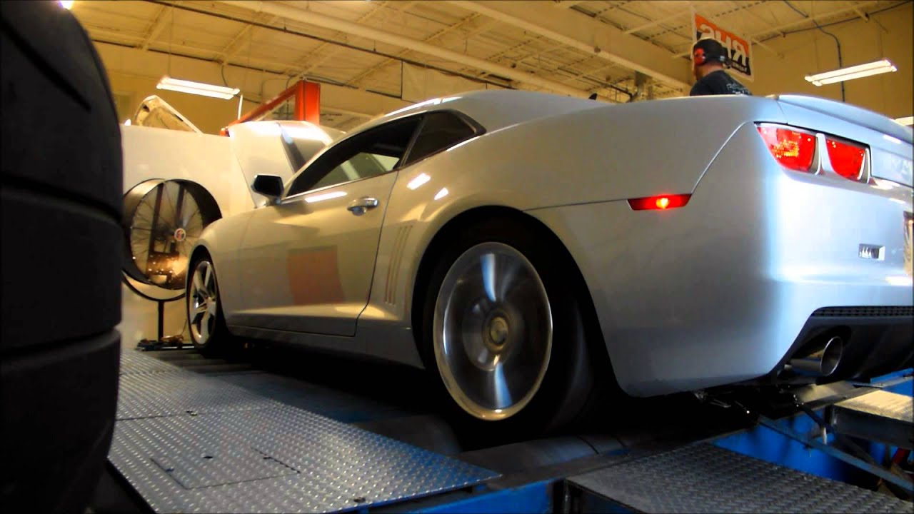 Heads/Cam and blown Camaro SS on the dyno Tune Time Performance