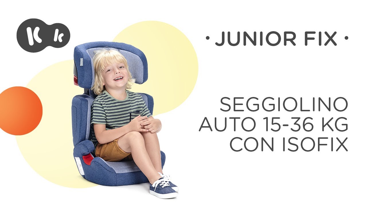 Seggiolino auto 15-36 kg JUNIOR FIX di Kinderkraft | ISOFIX
