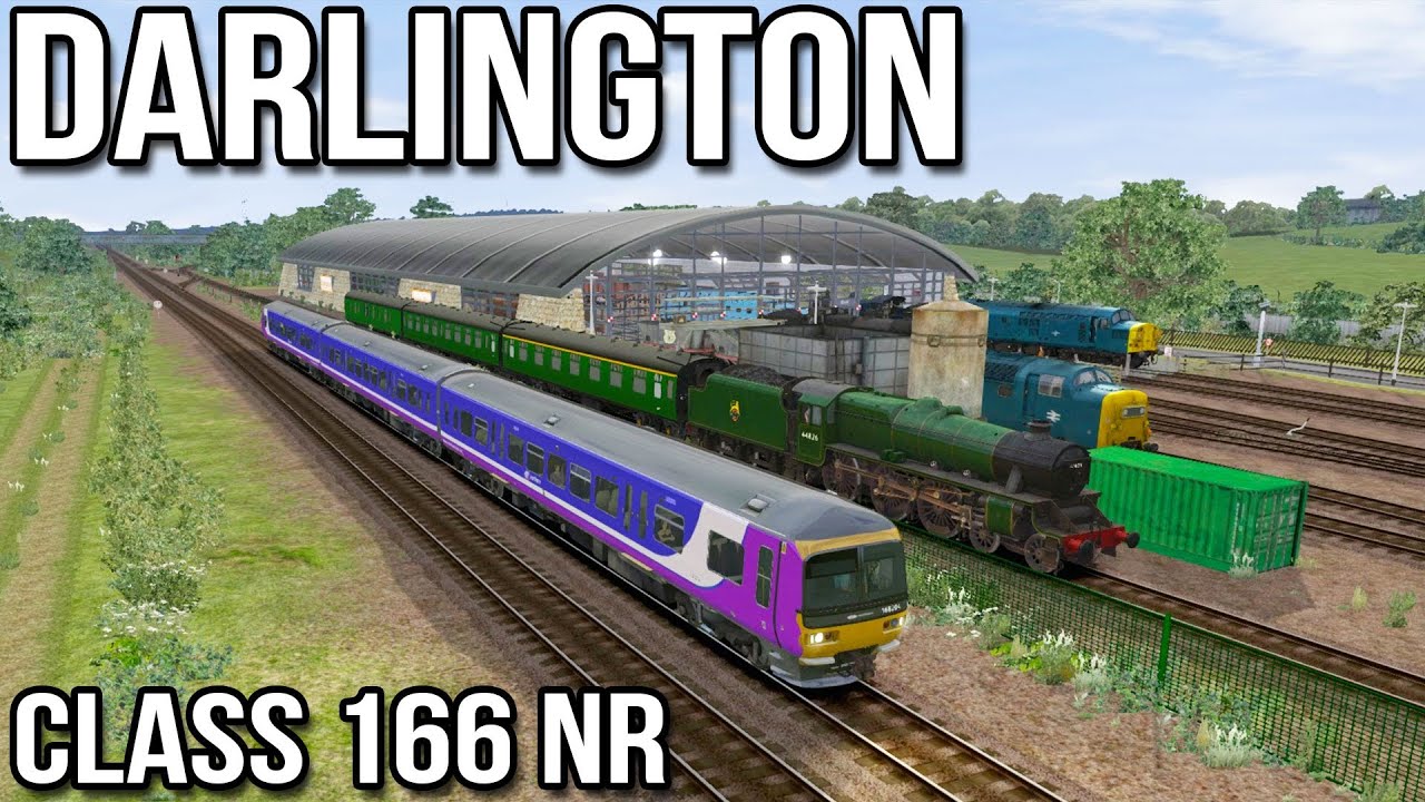 Darlington to Bishop Auckland  - Class 166 NR (Train Simulator 2014)