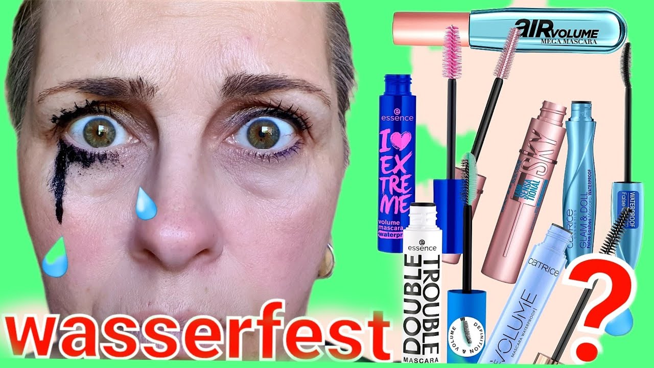 Test Ergebnis Mascara wasserfest | Lorèal | Essence | Catrice | Maybelline