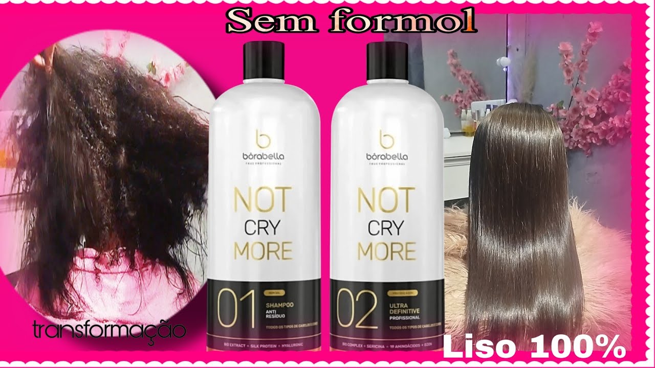 LISO SEM FORMOL, PROGRESSIVA BORABELA NAO CHORES MAIS PASSO A PASSO ✅ 