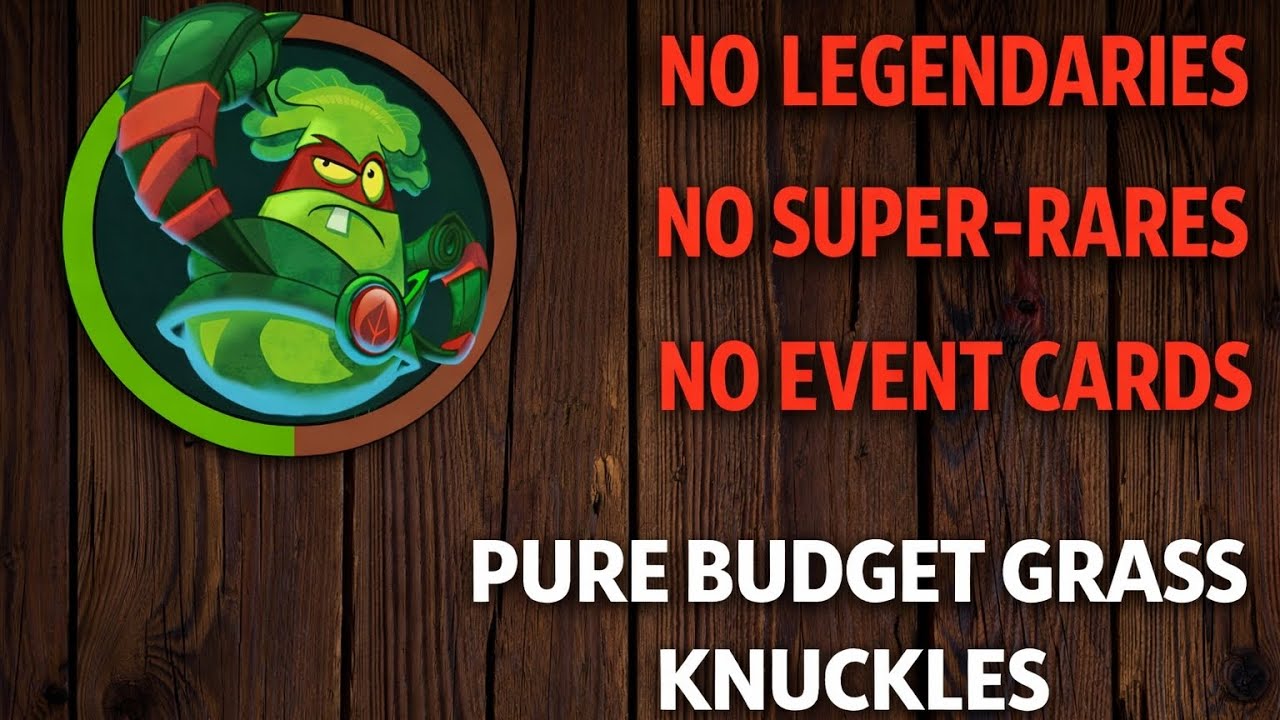 THE COOLEST BUDGET DECK - GRASS KNUCKLES.  (PVZH) 