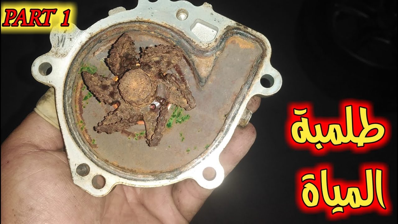 طريقة تغيير طلمبة المياة وضبط تقسيمة الكاتينة - الجزء الاول