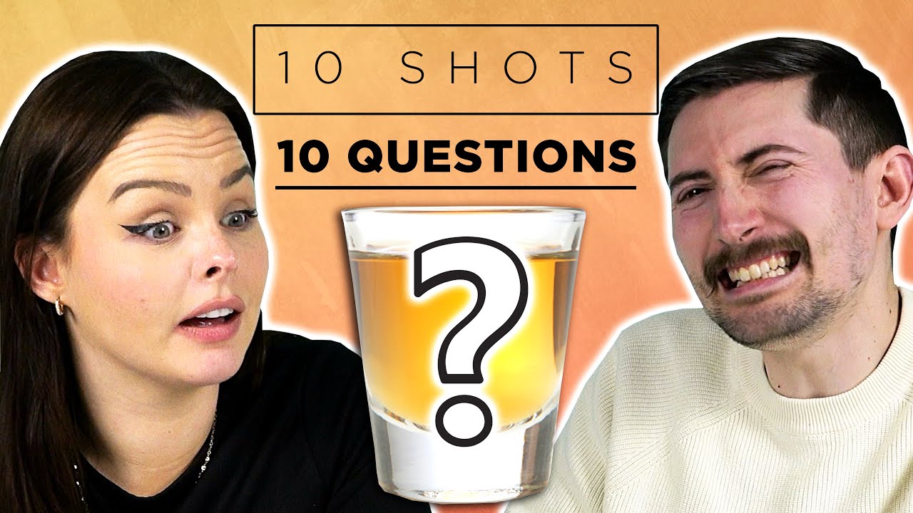 Irish People Try 10 Shots, 10 Questions: Justine & Darren