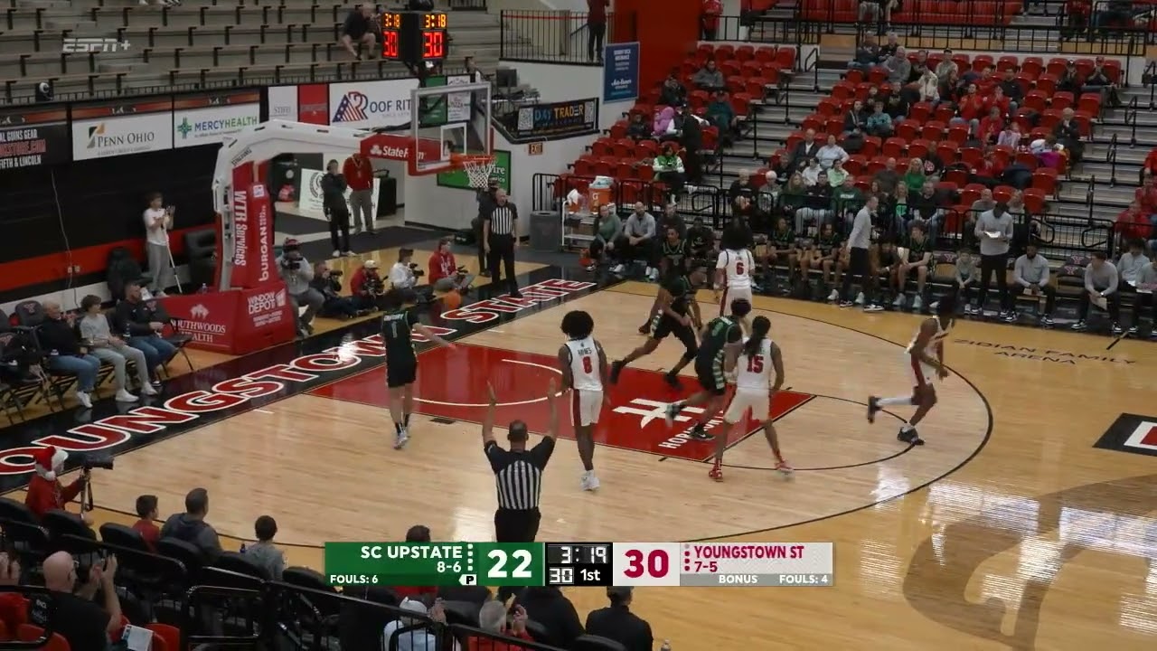 Highlights from the YSU Men's basketball game vs USC Upstate | December 20, 2025