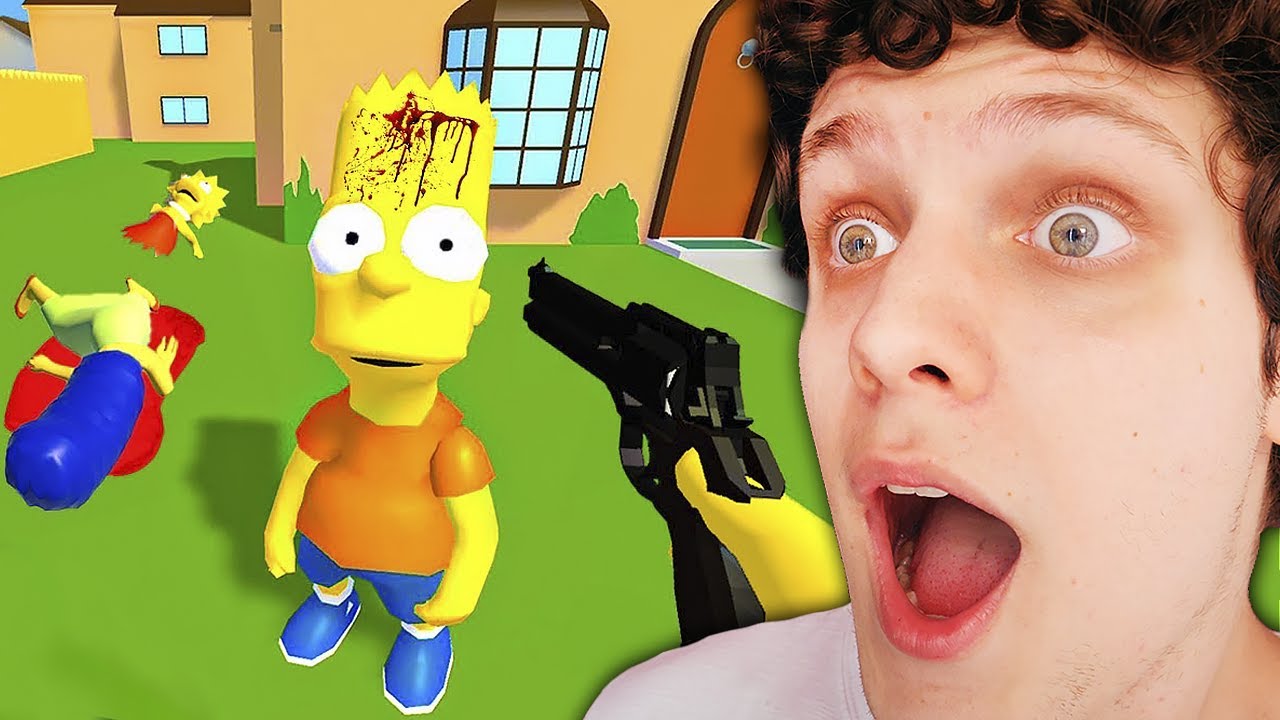 MASSACRE DOS SIMPSONS! HOMER FICOU MALUCO Simpsons Shoot & Run