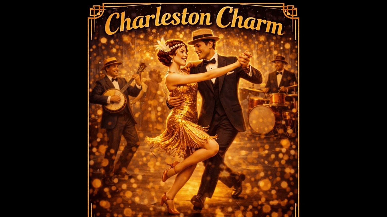 Charleston Charm – 1920s Swing Jazz | Piano, Banjo & Upbeat Dance Groove