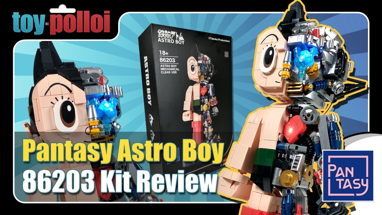 Astro Boy Mechanical Clear Version with Light Kit build & review - Toy Polloi