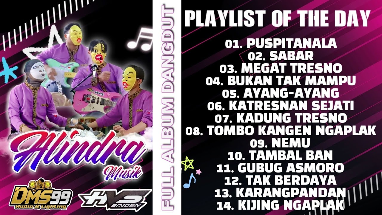 Alindra Musik Full Album Vol. 6 Dangdut Ngaplak Live || DMS99 Audio - HVS A3 Media