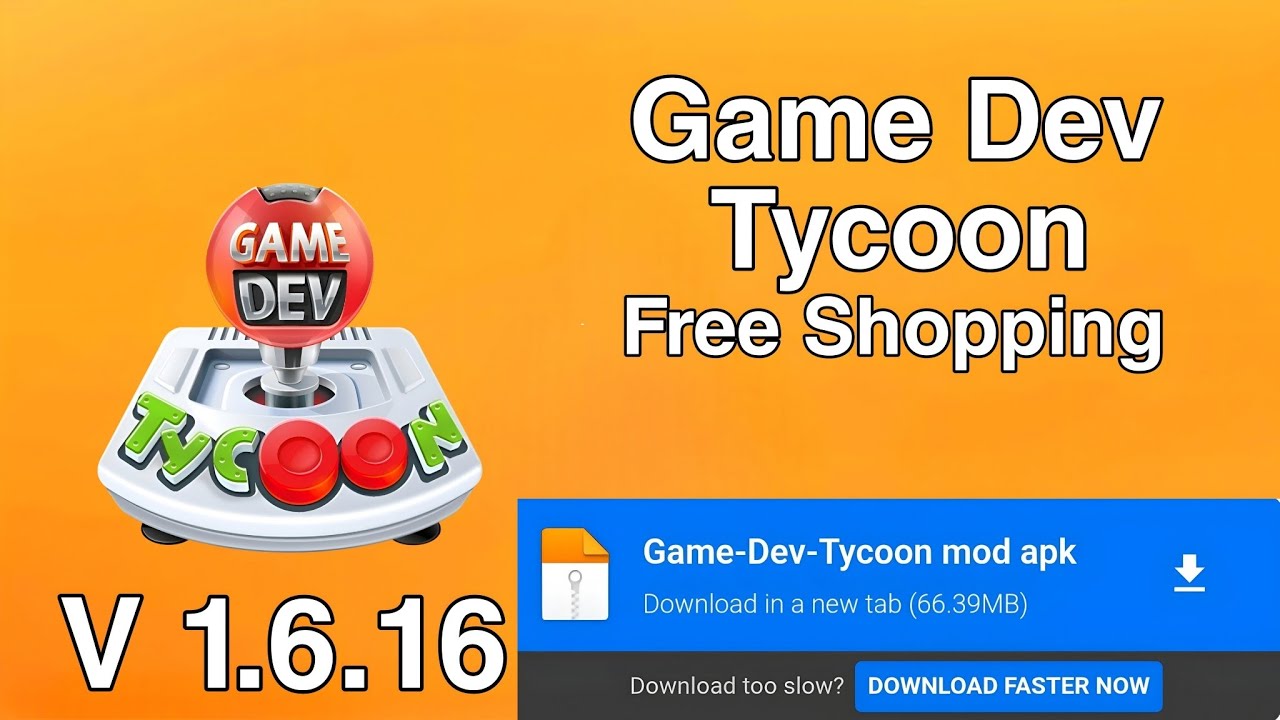 GAME DEV TYCOON MOD APK (FREE SHOPPING)