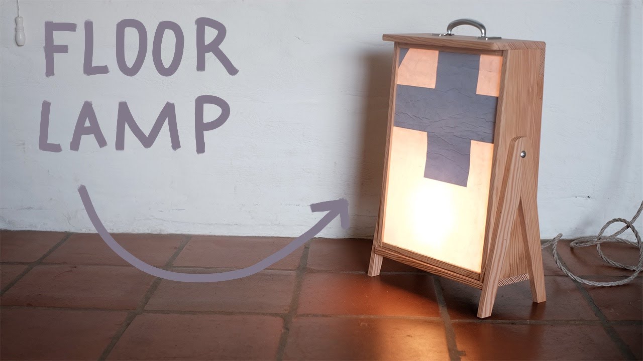 A lamp made from recycled sail