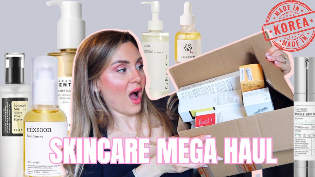 Korean skincare YesStyle haul 🇰🇷 - Bestselling skincare 2024