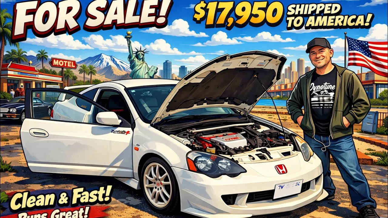 Японская праворульная Honda Integra DC5 Type R! 17 950 долларов США с доставкой в ​​🇺🇸!