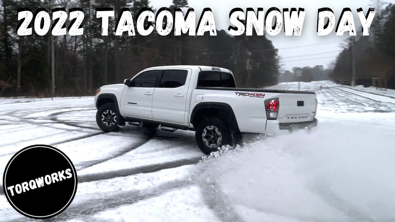 SNOW DAY With The New 2022 Toyota Tacoma | Testing 4x4 and Stock Tires S2EP1