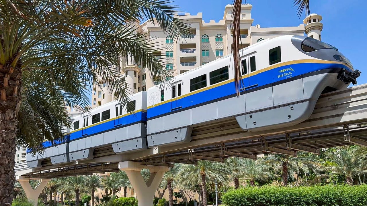 Монорельс в Дубае, ОАЭ  🇦🇪 | Dubai Monorail | 2024
